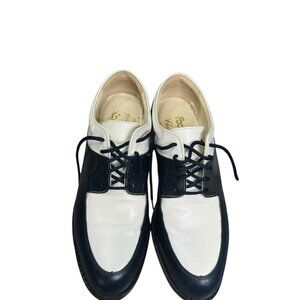 FootJoy Classics Women's Golf Shoes 7A – USA-Made Saddle Oxfords with Soft Spike